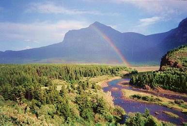 Rainbow Over Creek